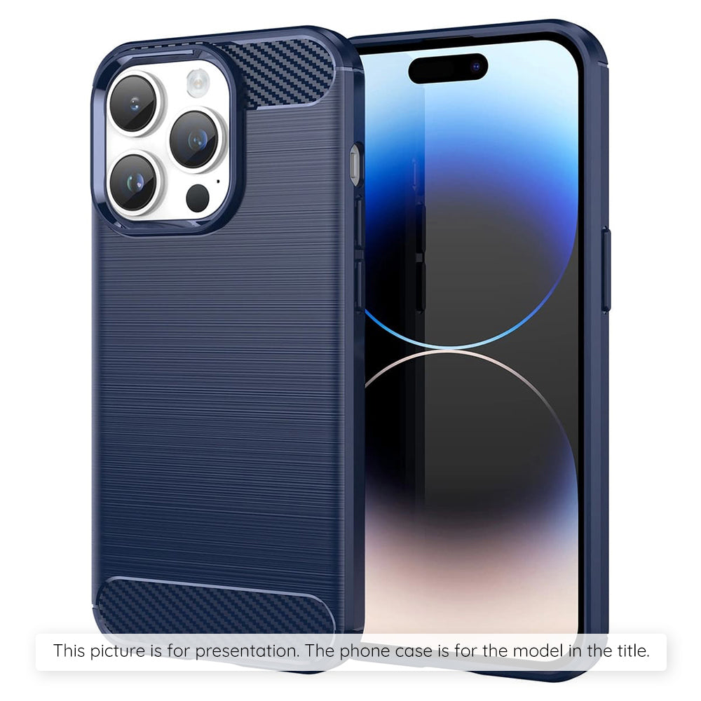 Ovitek za Apple iPhone 17 Pro, Techsuit, Carbon, Modra