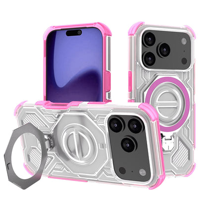 Ovitek za Apple iPhone 17 Pro, Techsuit, Carbon Shield Pro, Roza