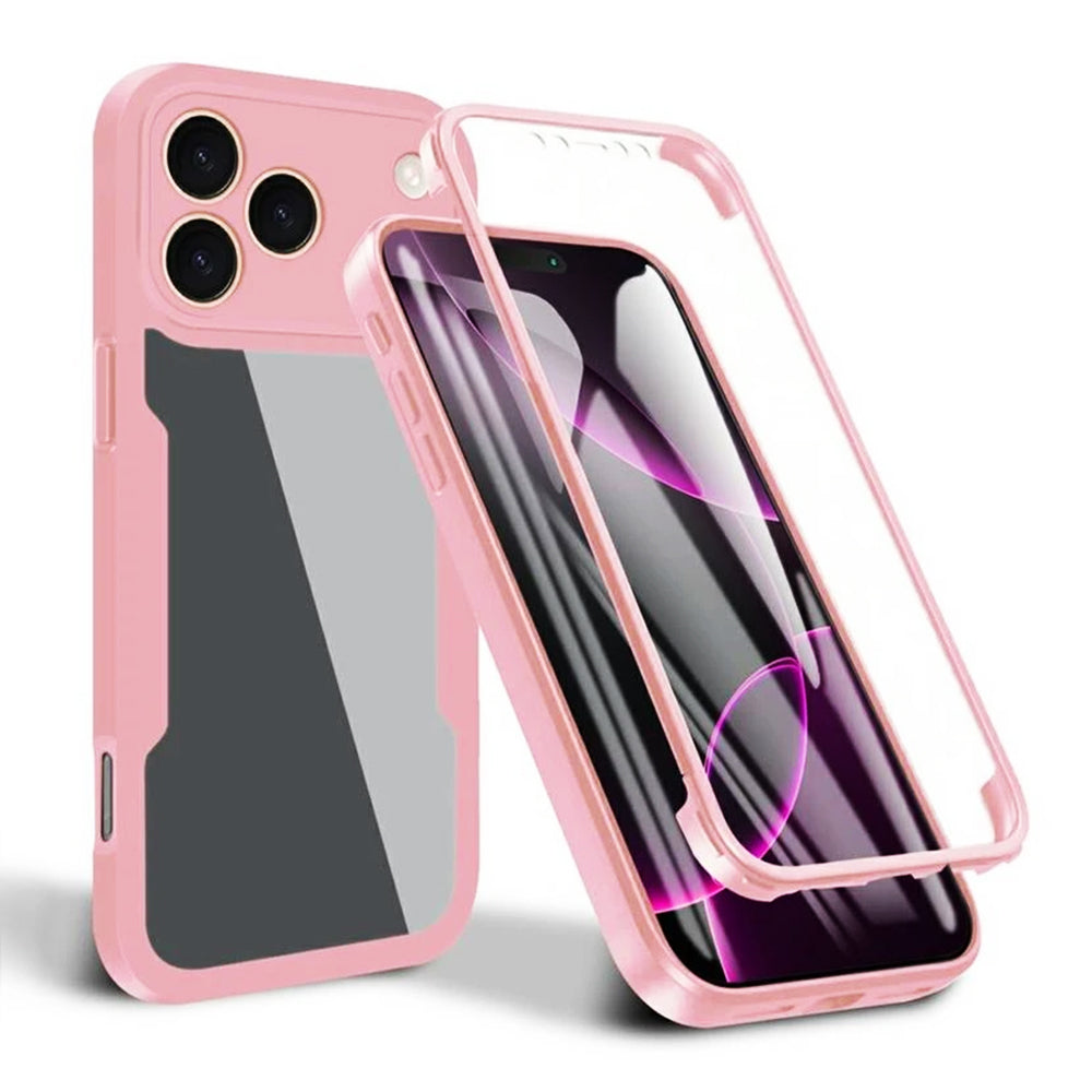 Ovitek za Apple iPhone 17 Pro, Techsuit, ColorVerse 360, Roza