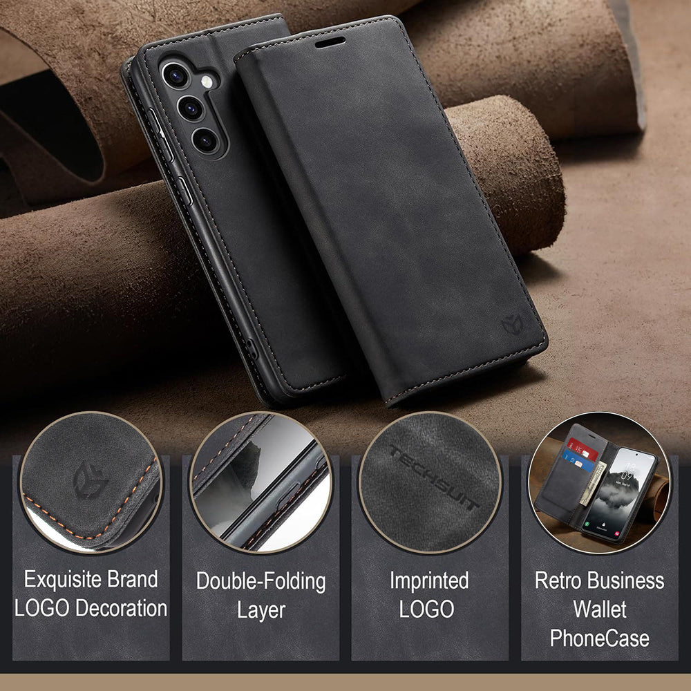 Ovitek za Apple iPhone 17 Pro, Techsuit, Confy, Črn