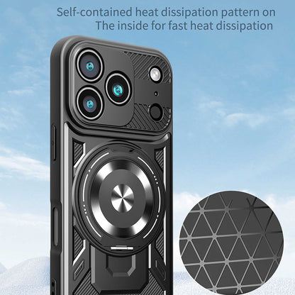 Ovitek za Apple iPhone 17 Pro, Techsuit, RuggedCam, Siva
