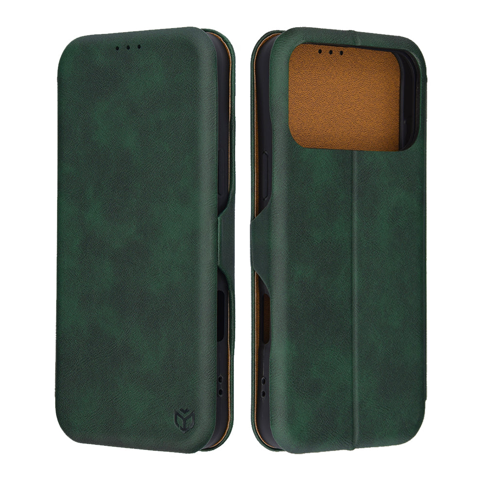 Ovitek za Apple iPhone 17 Pro, Techsuit, Safe Wallet Plus, Zelen