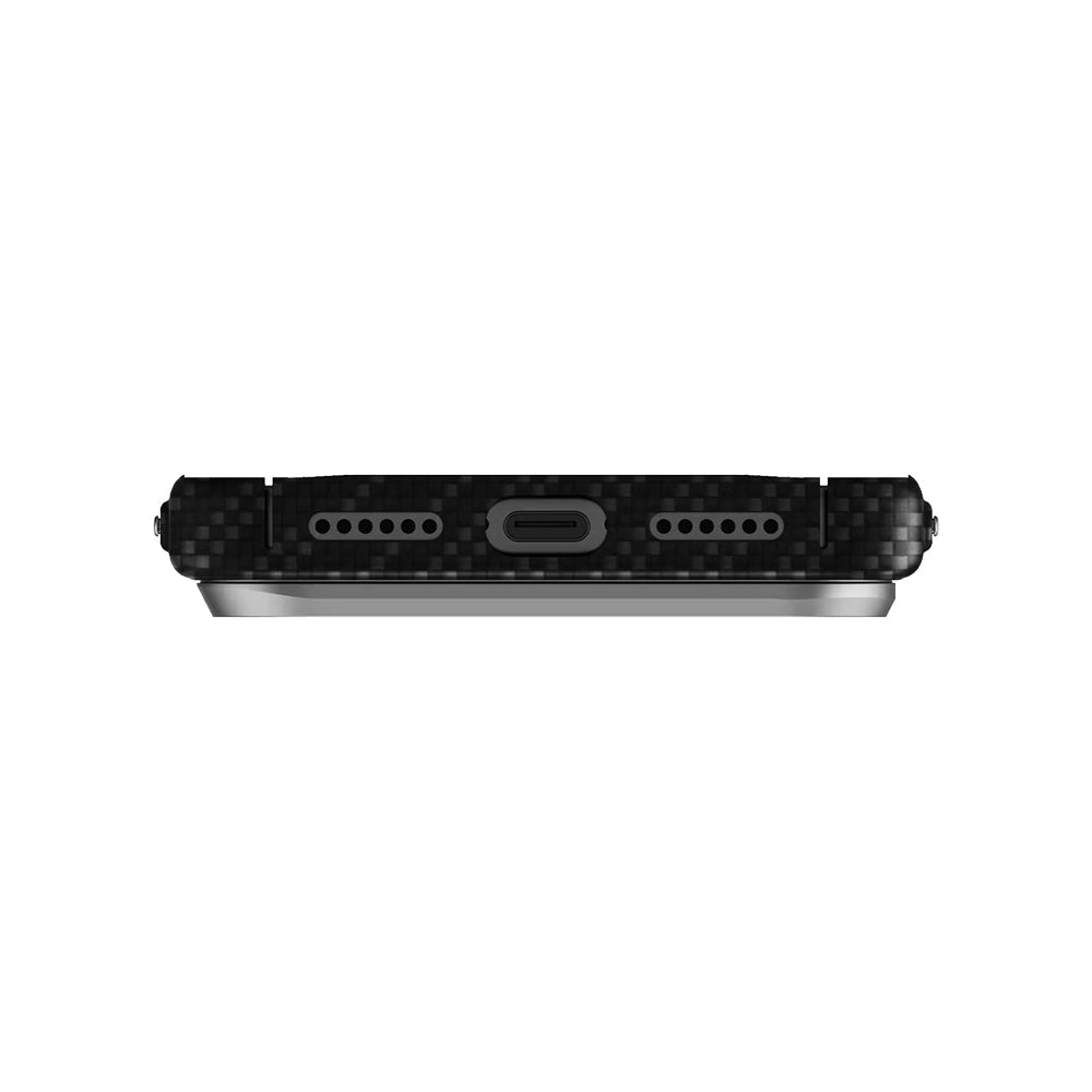 Ovitek MagSafe za Apple iPhone 17 Pro, UNIQ, Keva MagClick, Temno Siv