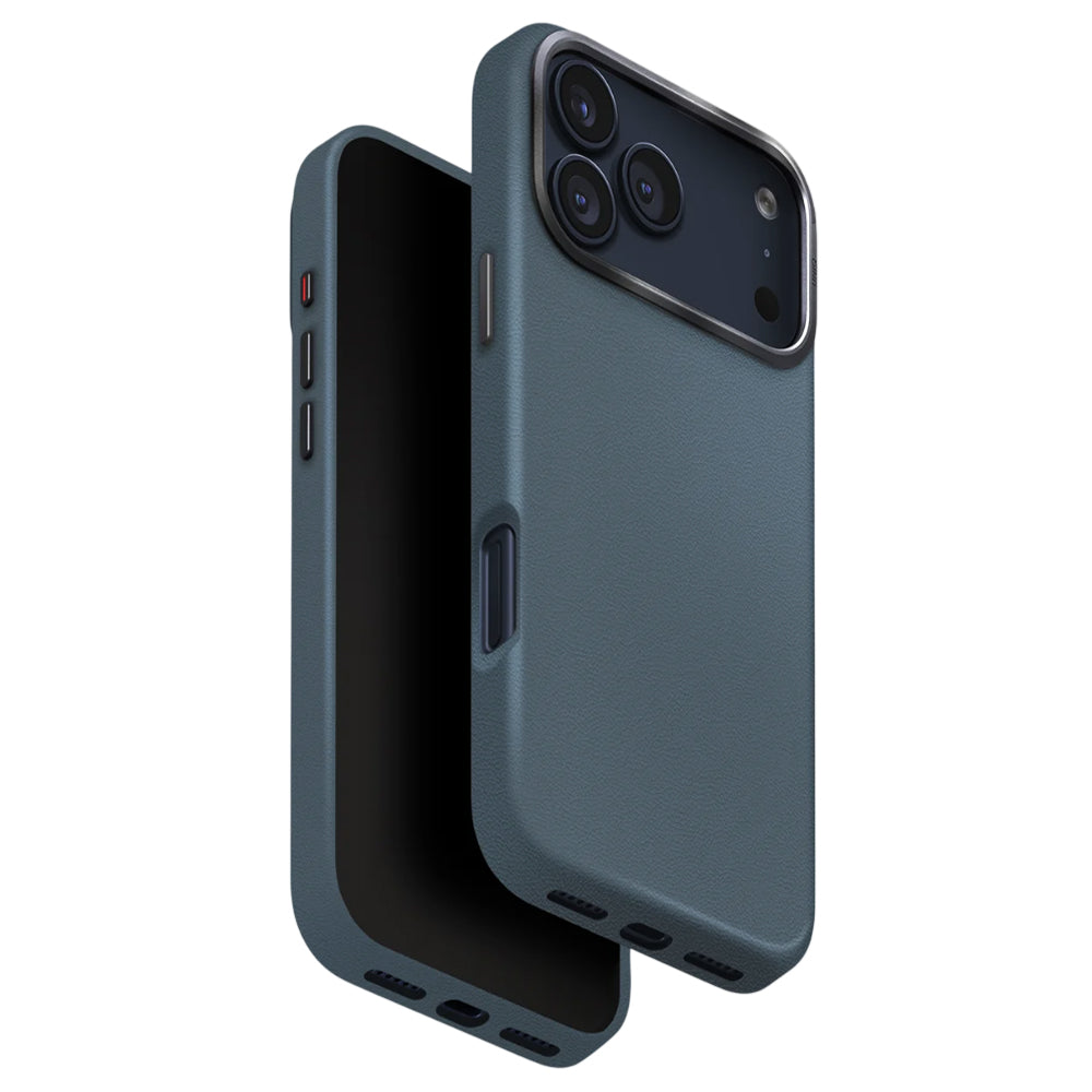 Ovitek za Apple iPhone 17 Pro, UNIQ, Lyden Leatherette, Modra