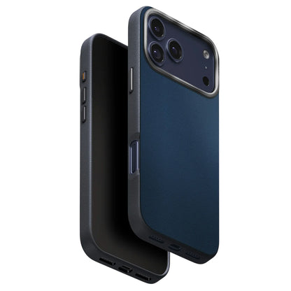 Ovitek za Apple iPhone 17 Pro, UNIQ, Lyden Leatherette, Črno modra