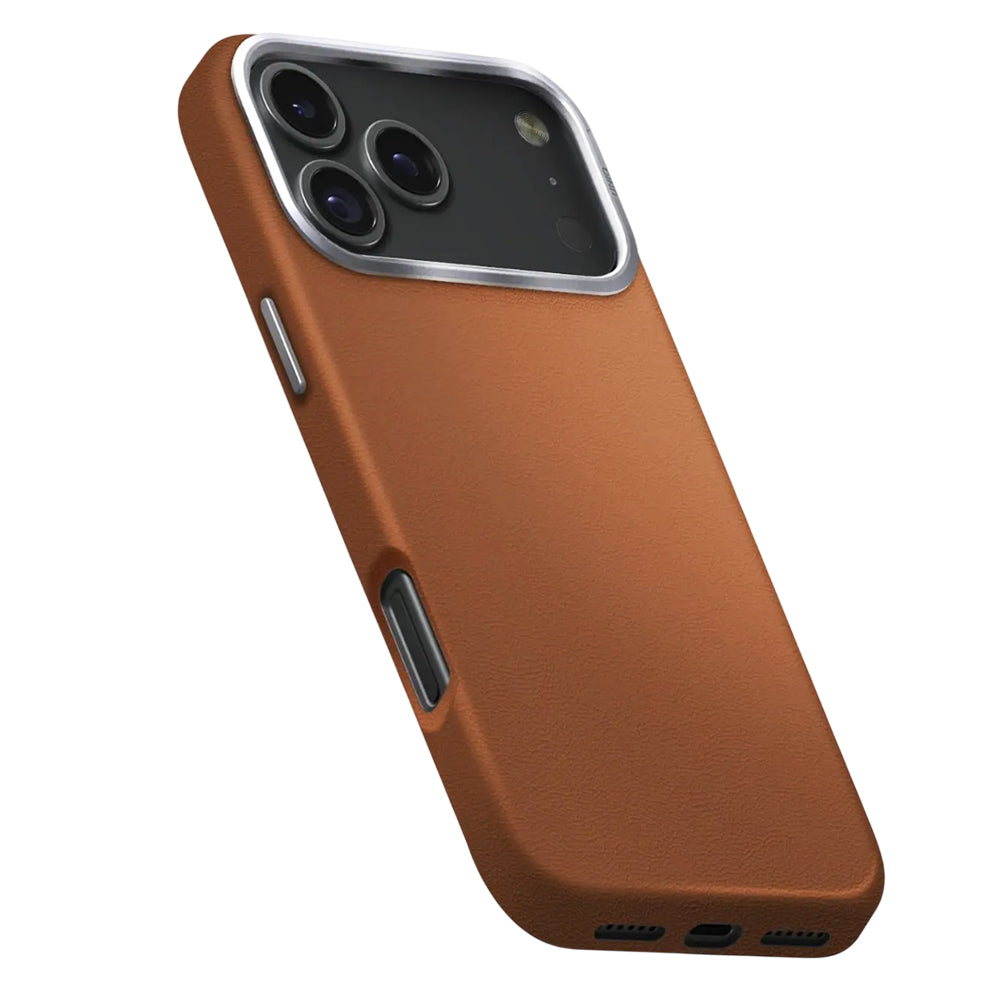 Ovitek za Apple iPhone 17 Pro, UNIQ, Lyden Leatherette, rjava
