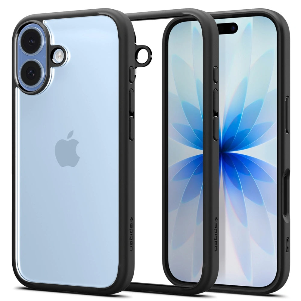 Ovitek za Apple iPhone 17, Spigen, Ultra Hybrid, Mat Črna