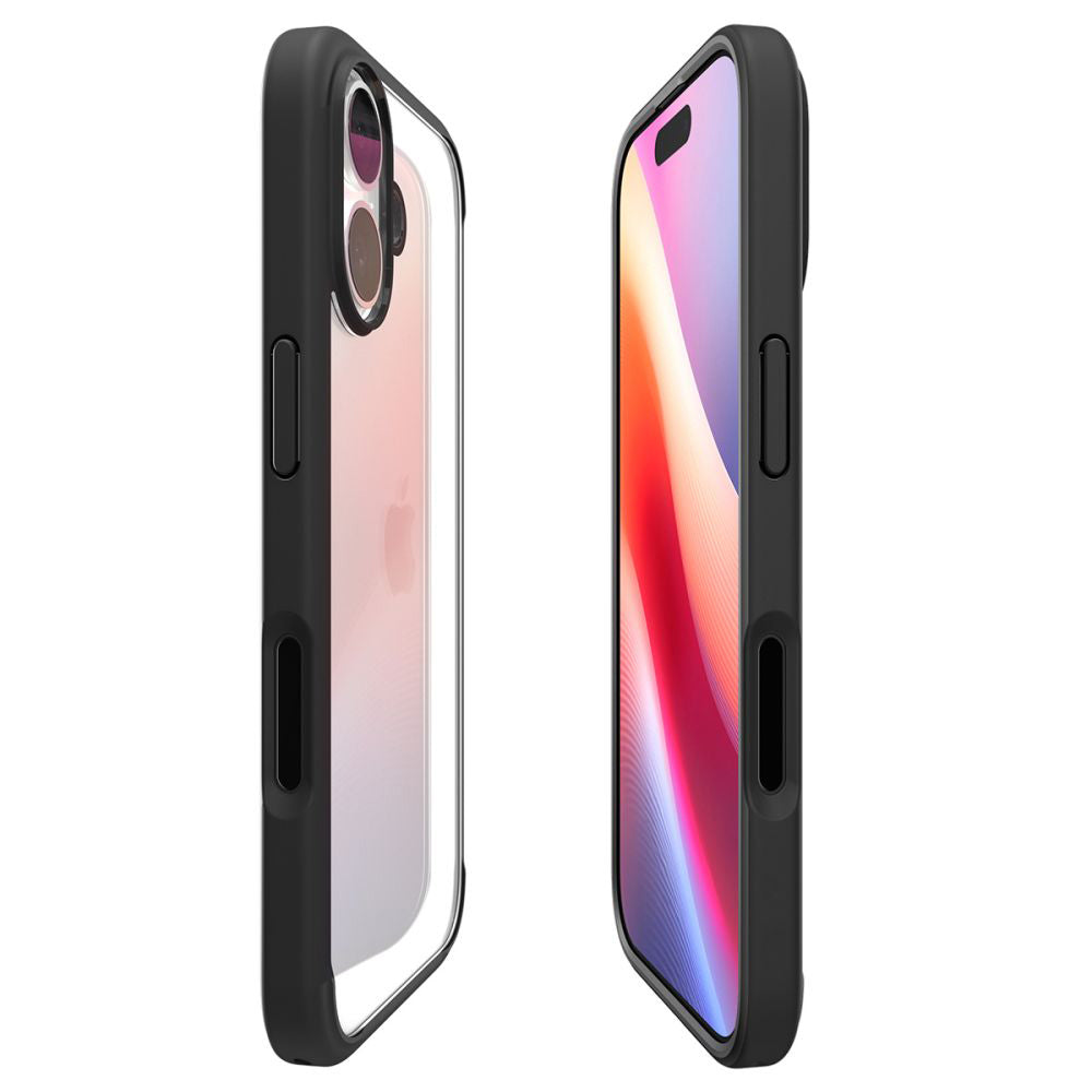 Ovitek za Apple iPhone 17, Spigen, Ultra Hybrid, Mat Črna