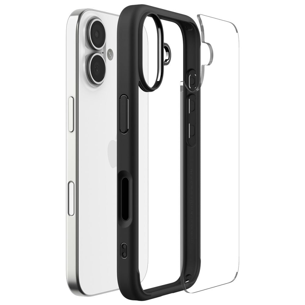 Ovitek za Apple iPhone 17, Spigen, Ultra Hybrid, Mat Črna