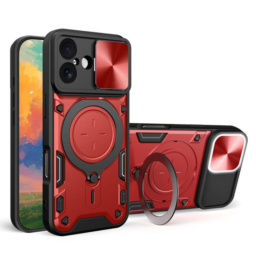 Ovitek za Apple iPhone 17, Techsuit, CamGuard Pro, Rdeča