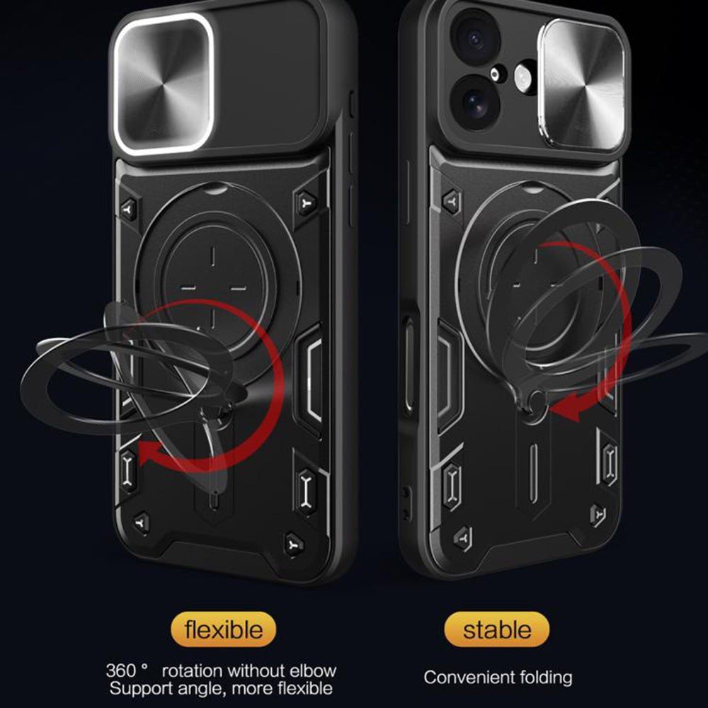 Ovitek za Apple iPhone 17, Techsuit, CamGuard Pro, Rožnato Zlata