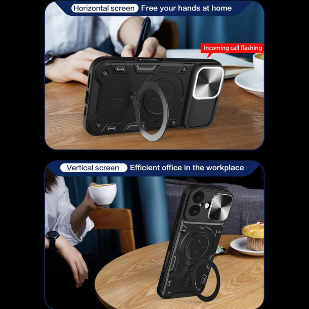Ovitek za Apple iPhone 17, Techsuit, CamGuard Pro, Rožnato Zlata