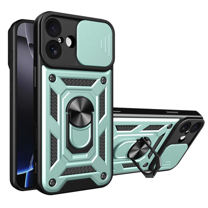 Ovitek za Apple iPhone 17, Techsuit, CamShield, Zelen
