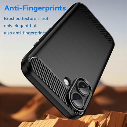 Ovitek za Apple iPhone 17, Techsuit, Carbon, Črn