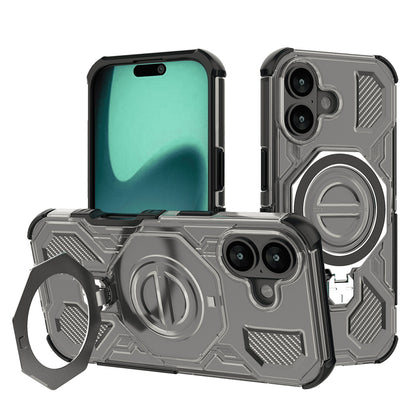 Ovitek za Apple iPhone 17, Techsuit, Carbon Shield Pro, Svetlo črna