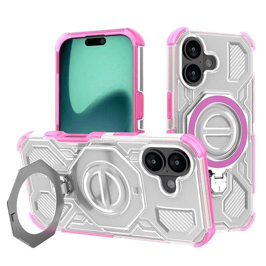 Ovitek za Apple iPhone 17, Techsuit, Carbon Shield Pro, Roza
