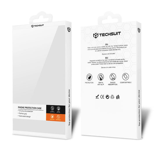 Ovitek za Apple iPhone 17, Techsuit, Carbon Shield Pro, Roza