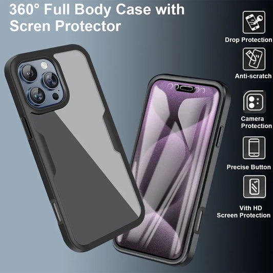 Ovitek za Apple iPhone 17, Techsuit, ColorVerse 360, Modra