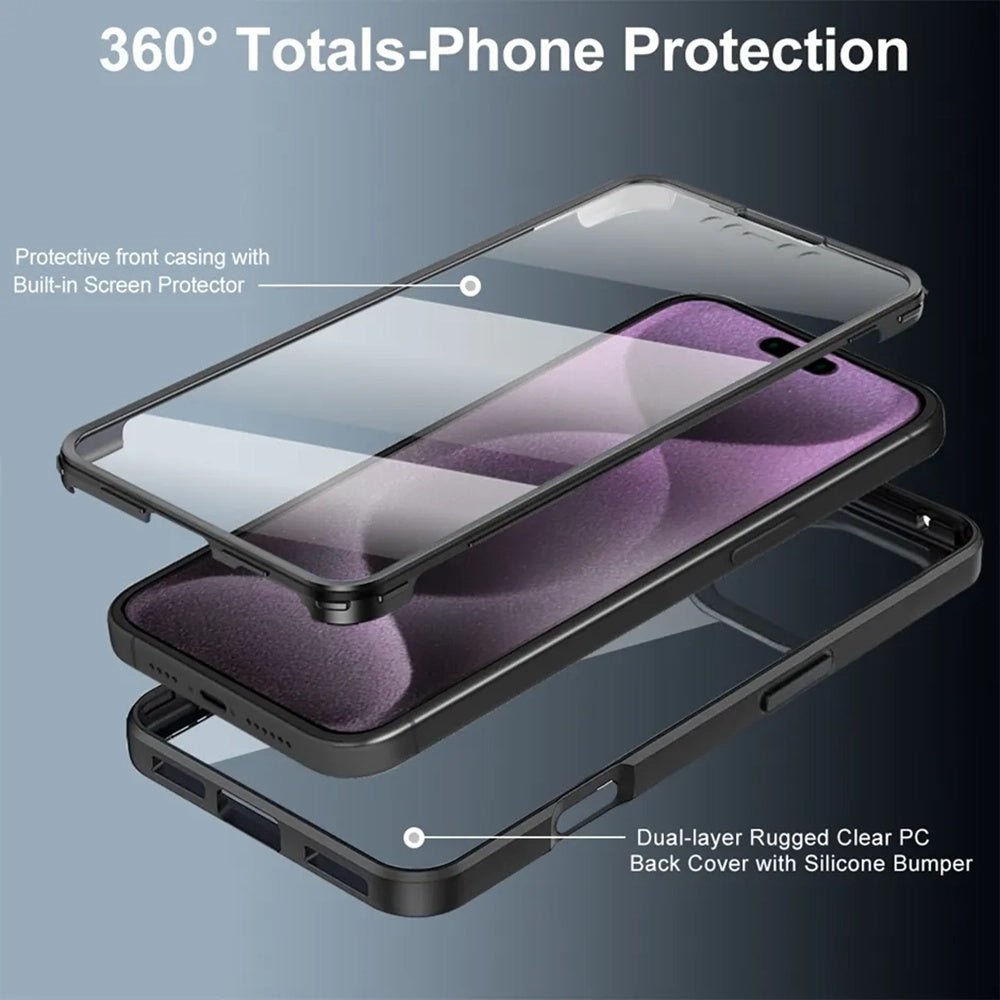 Ovitek za Apple iPhone 17, Techsuit, ColorVerse 360, Modra