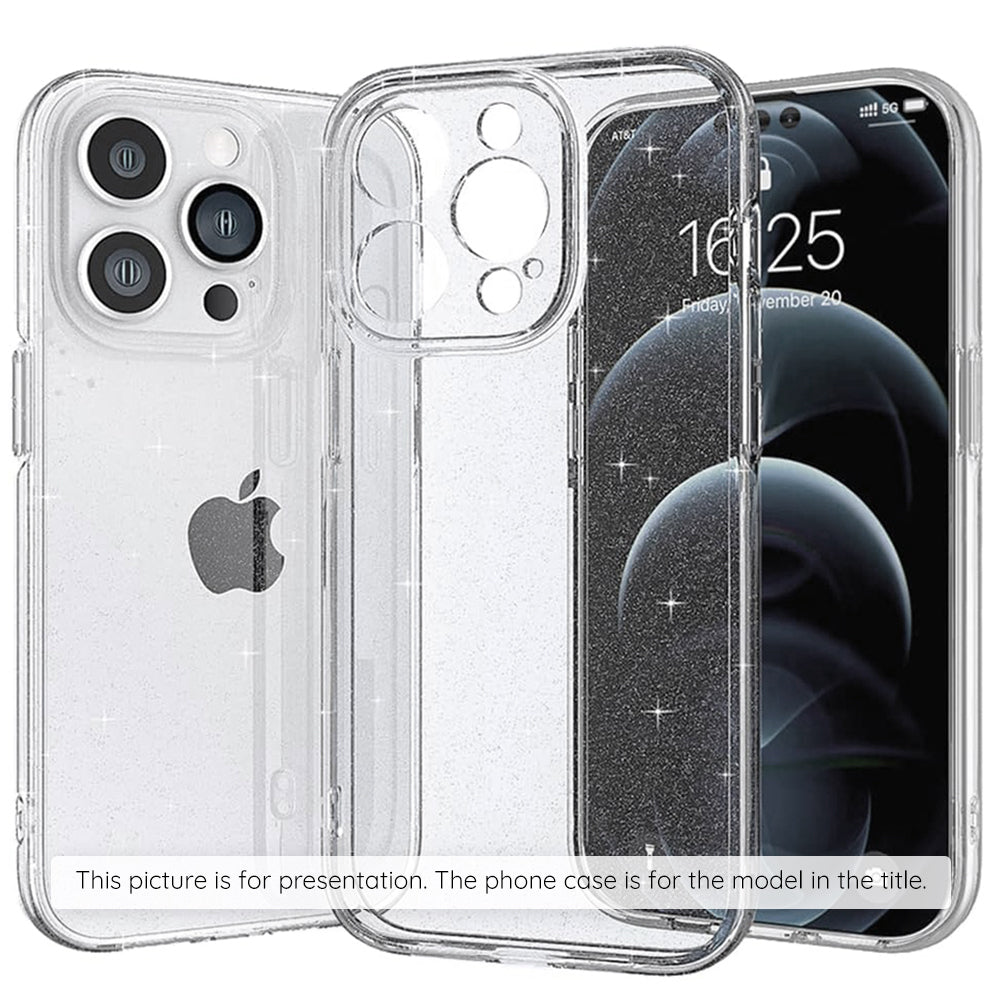 Ovitek za Apple iPhone 17, Techsuit, SparkleSkin, Prozoren