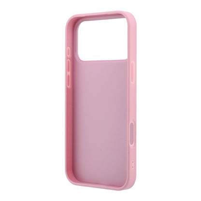 Ovitek za Apple iPhone 18 Pro / 17 Pro, Guess, Fixed Glitter Big 4G, roza