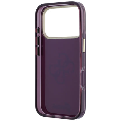 Ovitek za Apple iPhone 18 Pro / 17 Pro, Guess, IML 4G Metal Script, Vijoličen