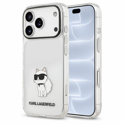 Ovitek za Apple iPhone 18 Pro / 17 Pro, Karl Lagerfeld, IML Choupette NFT, prozoren