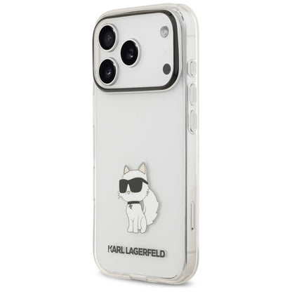 Ovitek za Apple iPhone 18 Pro / 17 Pro, Karl Lagerfeld, IML Choupette NFT, prozoren
