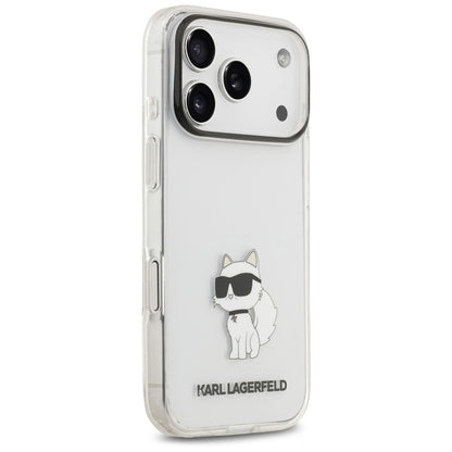 Ovitek za Apple iPhone 18 Pro / 17 Pro, Karl Lagerfeld, IML Choupette NFT, prozoren