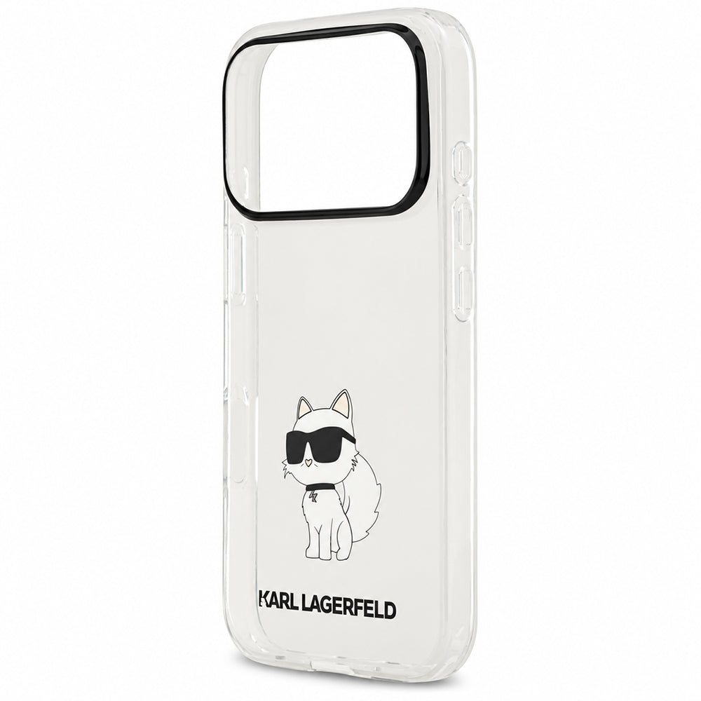 Ovitek za Apple iPhone 18 Pro / 17 Pro, Karl Lagerfeld, IML Choupette NFT, prozoren