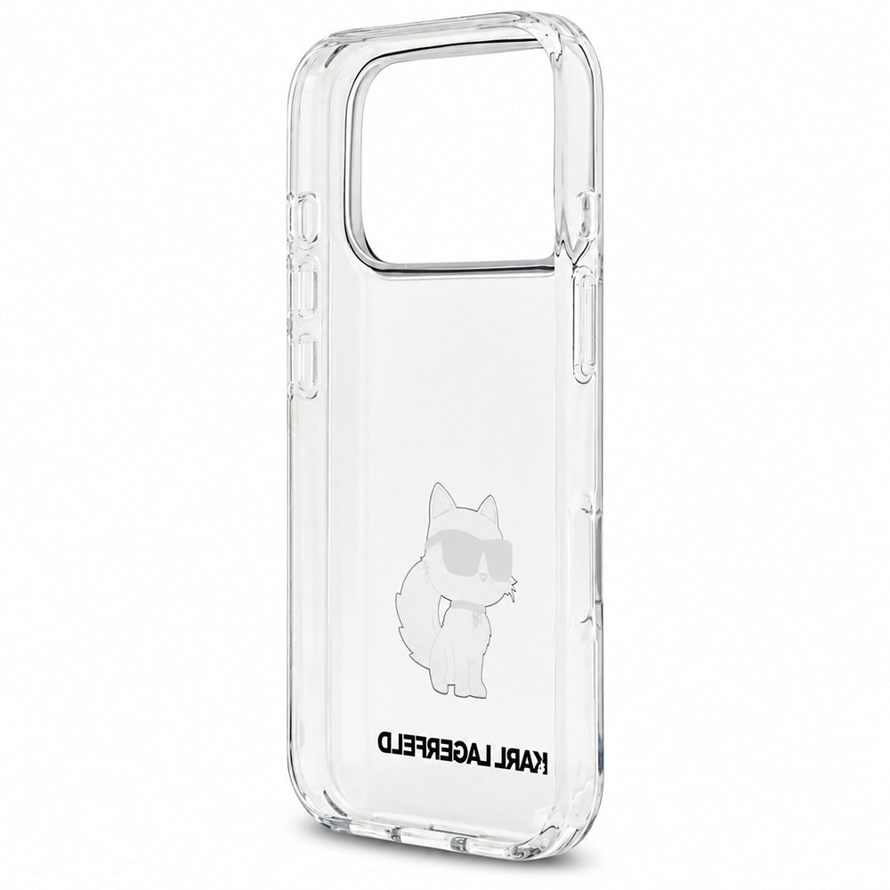 Ovitek za Apple iPhone 18 Pro / 17 Pro, Karl Lagerfeld, IML Choupette NFT, prozoren