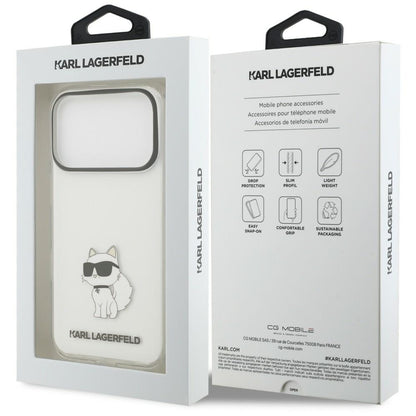 Ovitek za Apple iPhone 18 Pro / 17 Pro, Karl Lagerfeld, IML Choupette NFT, prozoren