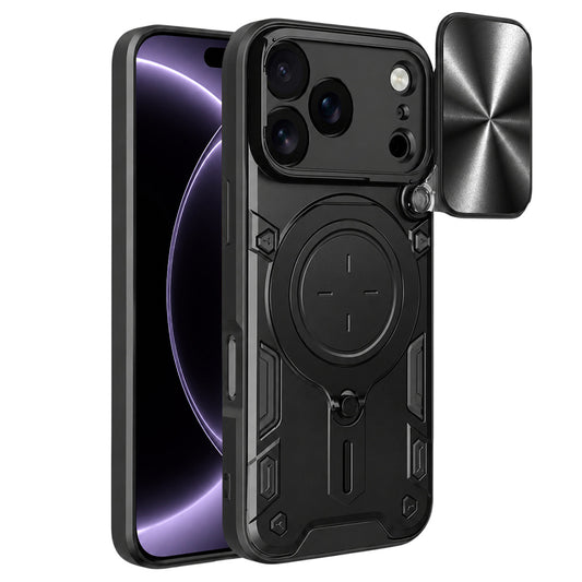 Ovitek za Apple iPhone 18 Pro / 17 Pro, Techsuit, CamGuard Pro, Črn