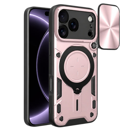 Ovitek za Apple iPhone 18 Pro / 17 Pro, Techsuit, CamGuard Pro, rožnato zlata