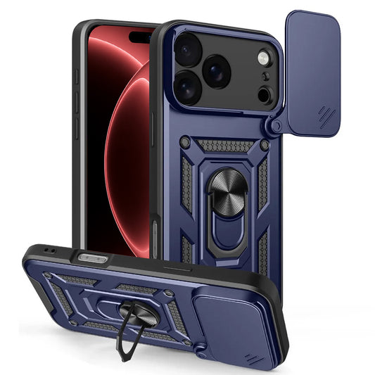 Ovitek za Apple iPhone 18 Pro / 17 Pro, Techsuit, CamShield, modra