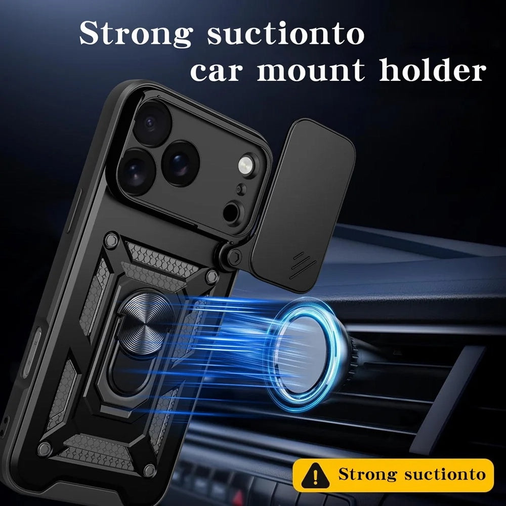 Ovitek za Apple iPhone 18 Pro / 17 Pro, Techsuit, CamShield, rožnato zlata