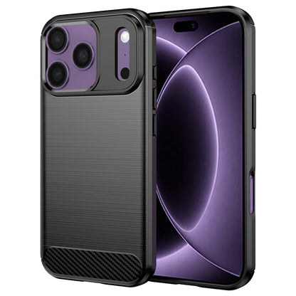 Ovitek za Apple iPhone 18 Pro / 17 Pro, Techsuit, Karbon, Črn