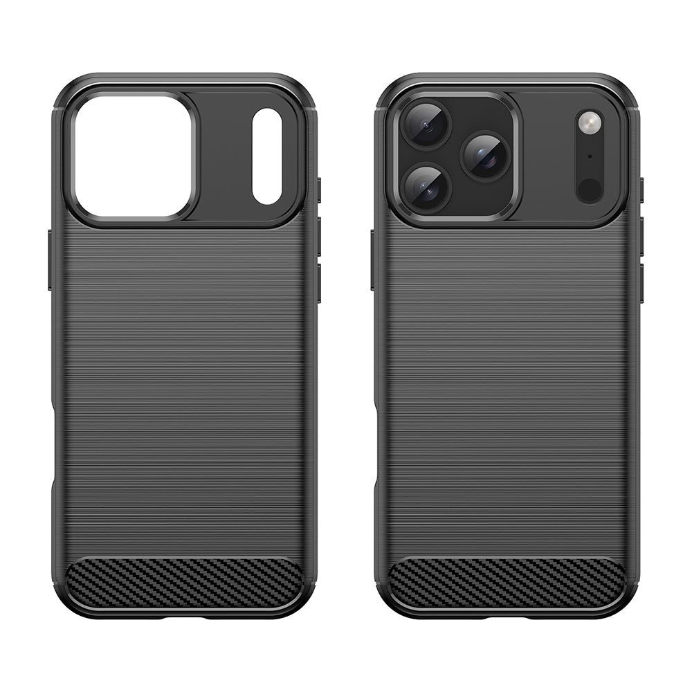 Ovitek za Apple iPhone 18 Pro / 17 Pro, Techsuit, Karbon, Črn