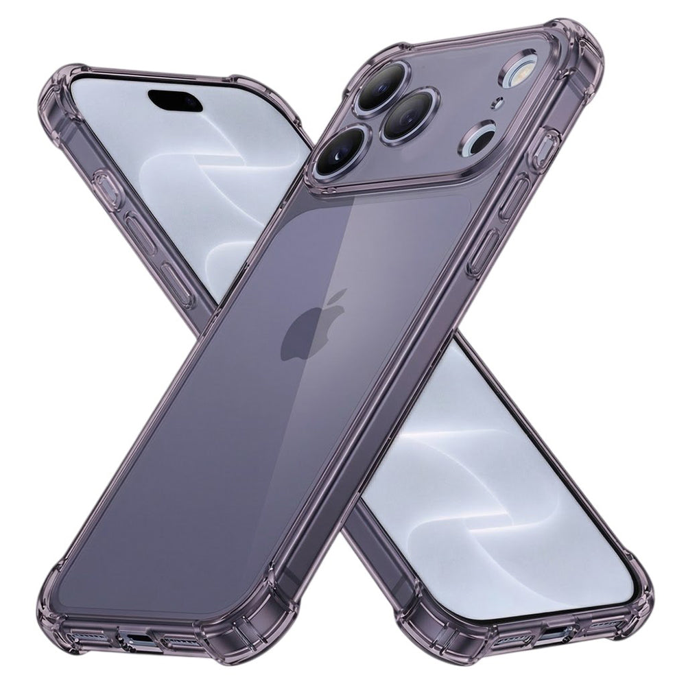 Ovitek za Apple iPhone 18 Pro / 17 Pro, Techsuit, Prosojen proti udarcem, Dimljen