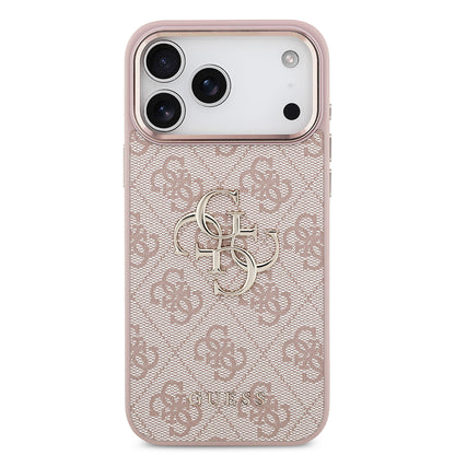 Ovitek za Apple iPhone 18 Pro Max / 17 Pro Max, Guess, 4G Big Classic Logo, Roza