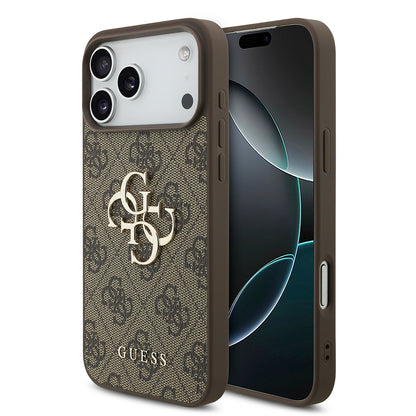 Ovitek za Apple iPhone 18 Pro Max / 17 Pro Max, Guess, 4G Big Logo, rjav