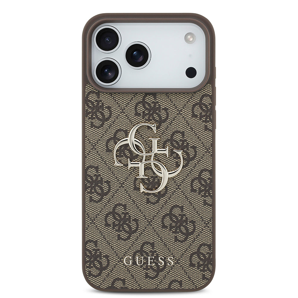 Ovitek za Apple iPhone 18 Pro Max / 17 Pro Max, Guess, 4G Big Logo, rjav
