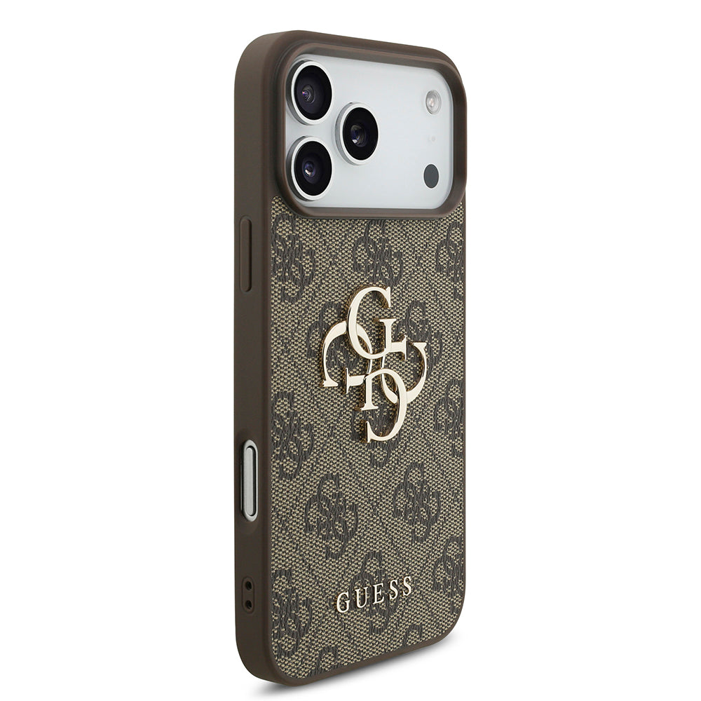 Ovitek za Apple iPhone 18 Pro Max / 17 Pro Max, Guess, 4G Big Logo, rjav