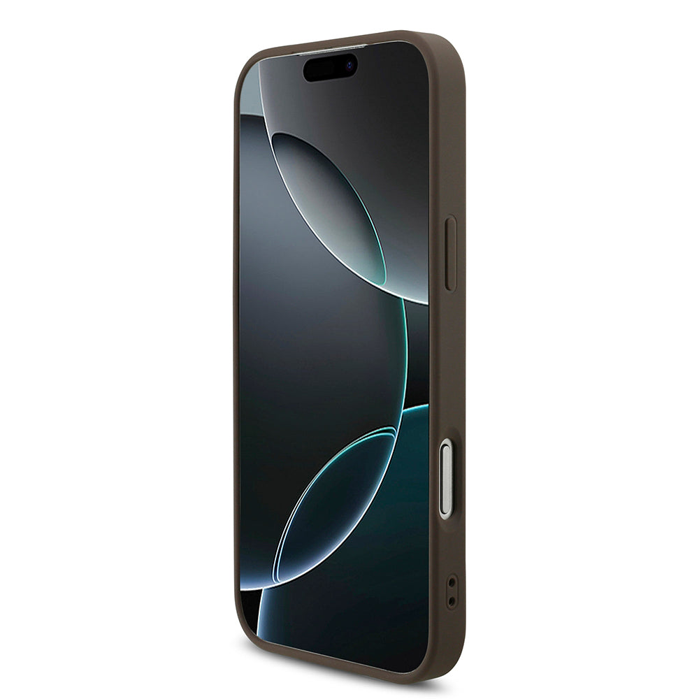 Ovitek za Apple iPhone 18 Pro Max / 17 Pro Max, Guess, 4G Big Logo, rjav