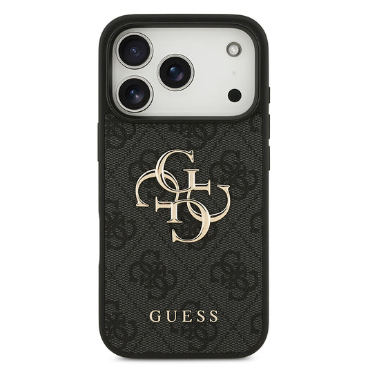 Ovitek za Apple iPhone 18 Pro Max / 17 Pro Max, Guess, 4G Big Logo, Črn