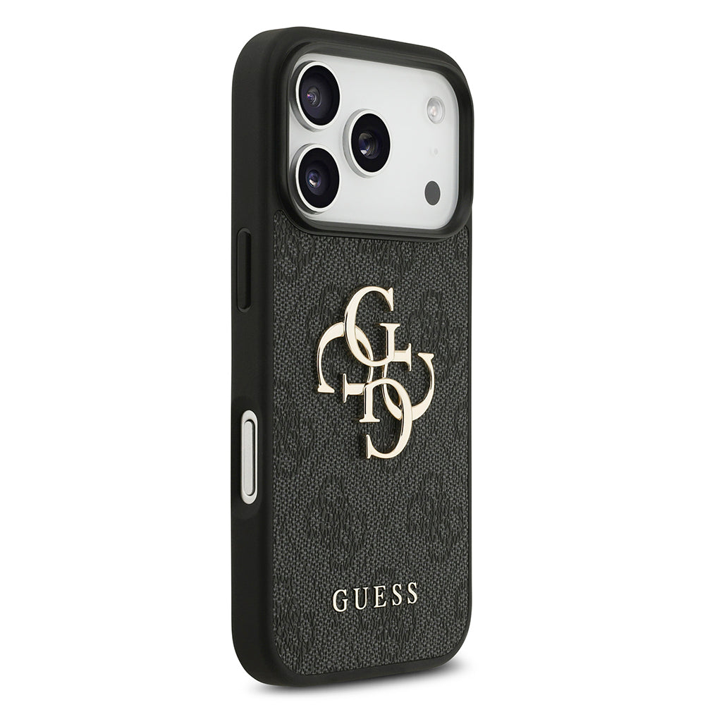 Ovitek za Apple iPhone 18 Pro Max / 17 Pro Max, Guess, 4G Big Logo, Črn