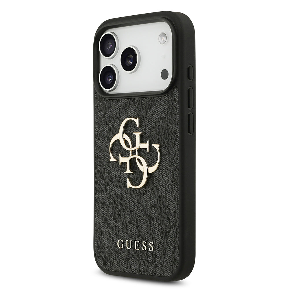 Ovitek za Apple iPhone 18 Pro Max / 17 Pro Max, Guess, 4G Big Logo, Črn