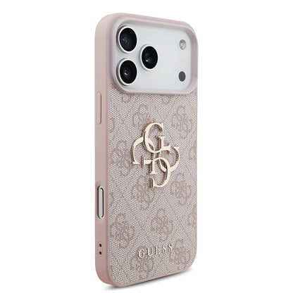 Ovitek za Apple iPhone 18 Pro Max / 17 Pro Max, Guess, 4G Big Logo, Roza