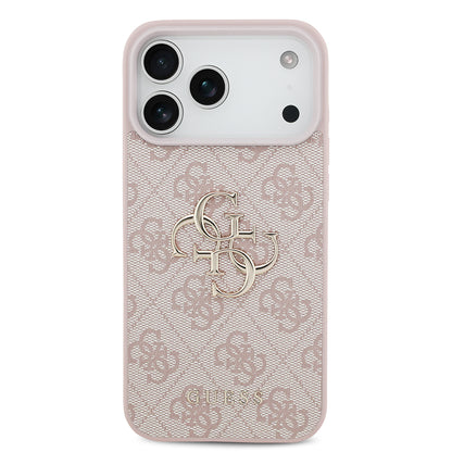 Ovitek za Apple iPhone 18 Pro Max / 17 Pro Max, Guess, 4G Big Logo, Roza