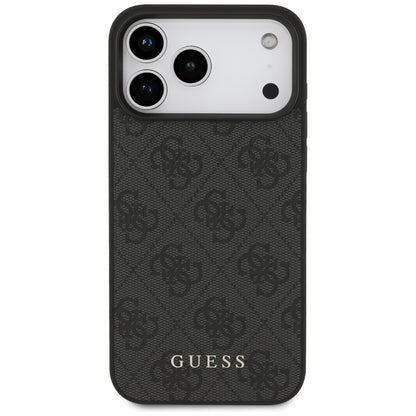 Ovitek za Apple iPhone 18 Pro Max / 17 Pro Max, Guess, 4G Classic Logo, Črn